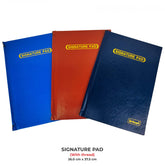 Signature Pad (With thread) Hard Bound (26.0 cm x 37.5 cm)